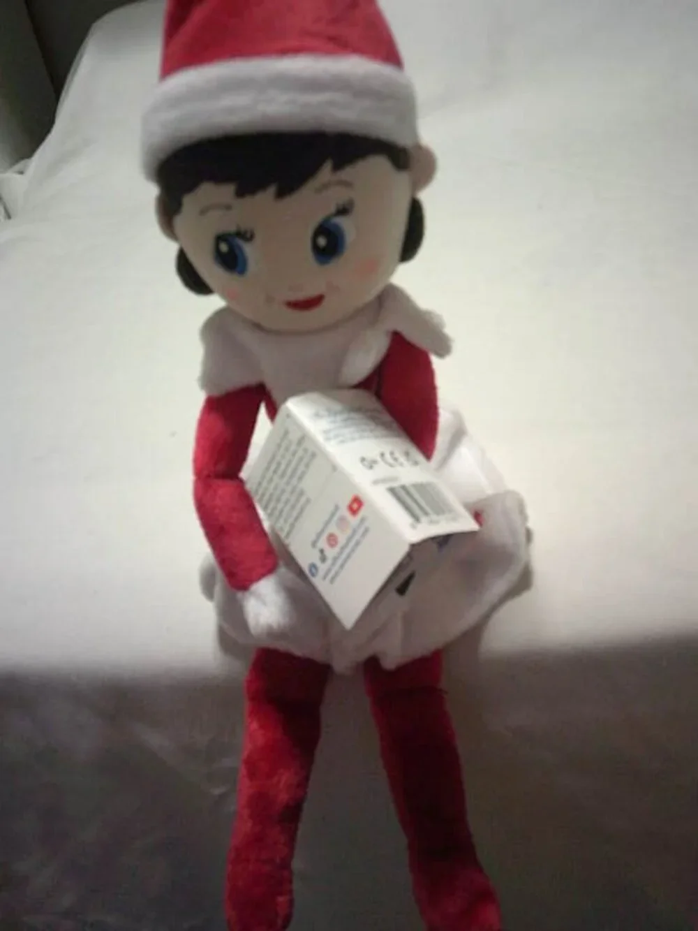 NEW ELF ON THE SHELF PLUSHEE PAL GIRL DOLL SNUGGLER 13.5
